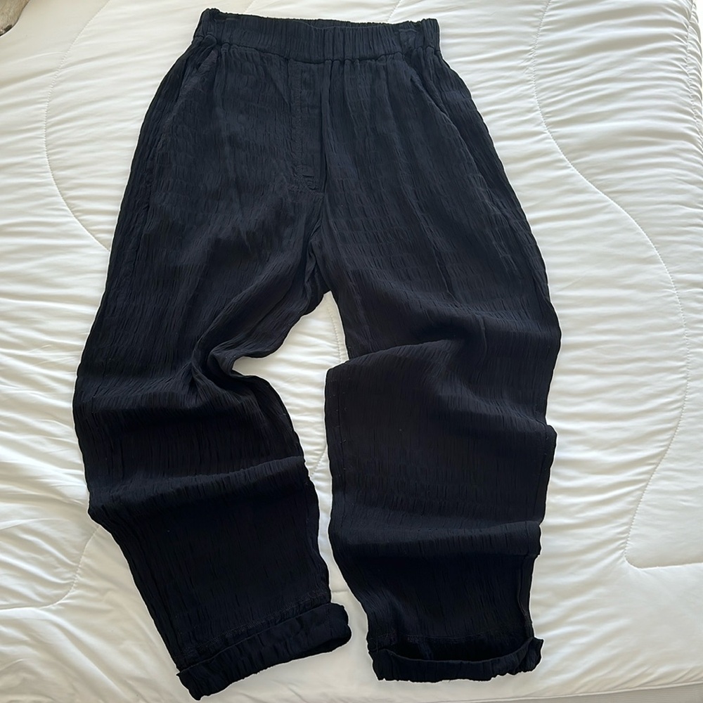 Nanushka Black Cropped Pants